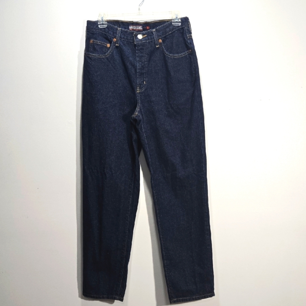 Vintage Limited Super High Rise Dark Wash Jeans 10